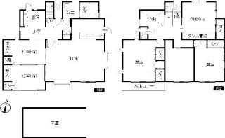 Floor plan. 24,950,000 yen, 6LDK, Land area 214.41 sq m , Building area 162.3 sq m