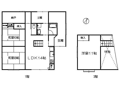 Floor plan. 20 million yen, 3LDK+S, Land area 576 sq m , Building area 104.33 sq m   ※ Floor Plan current state priority