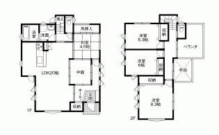 Floor plan. 41,840,000 yen, 4LDK, Land area 168.69 sq m , Building area 111.95 sq m
