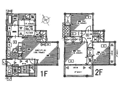 Floor plan. 29,800,000 yen, 4LDK, Land area 179.66 sq m , Building area 109.3 sq m