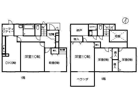 Floor plan. 22.6 million yen, 5DK, Land area 168.84 sq m , Building area 122.08 sq m   ※ Floor Plan current state priority