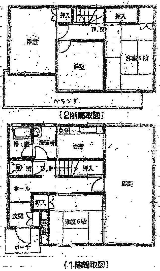 Floor plan. 17.8 million yen, 4LDK, Land area 185.64 sq m , Building area 104.8 sq m