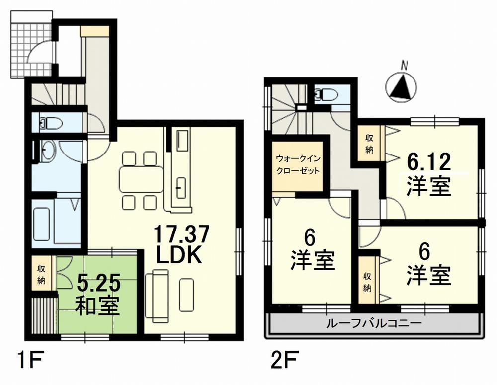 Floor plan. 29.5 million yen, 4LDK, Land area 110.5 sq m , Building area 97.72 sq m