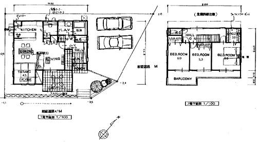 Floor plan. 25,800,000 yen, 4LDK, Land area 163.89 sq m , Building area 112.61 sq m