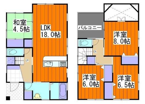 Floor plan. 24,900,000 yen, 4LDK, Land area 160.24 sq m , Building area 112.61 sq m
