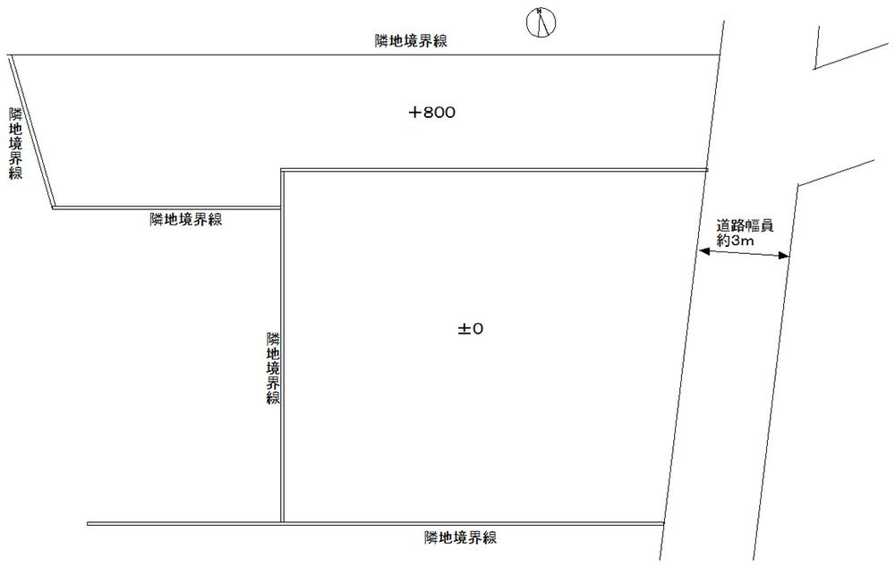 Compartment figure. Land price 10.9 million yen, Land area 257.67 sq m