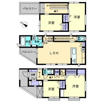 Floor plan. 35 million yen, 4LDK, Land area 102.24 sq m , Please have a look once by all means because there is a contrivance of building area 109.17 sq m storage.