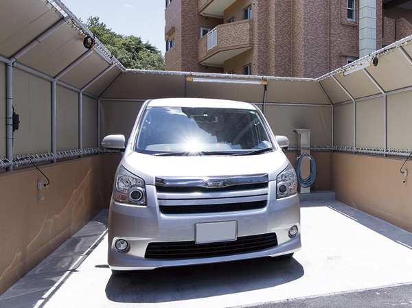 Common utility.  [Car wash space to provide a more comfortable driving experience] The site, Shower hose was set up a dedicated car wash space provided. You can care to clean the easy car when the holiday there is such time. (Same specifications)