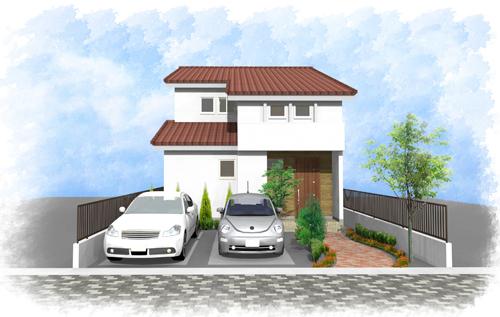 Building plan example (Perth ・ appearance). Building plan example (NO.3) building area 107.23 sq m