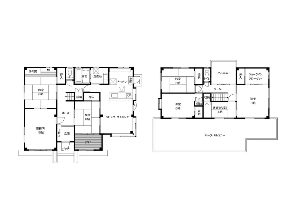 Floor plan. 45 million yen, 7LDK, Land area 330.66 sq m , Building area 172.73 sq m