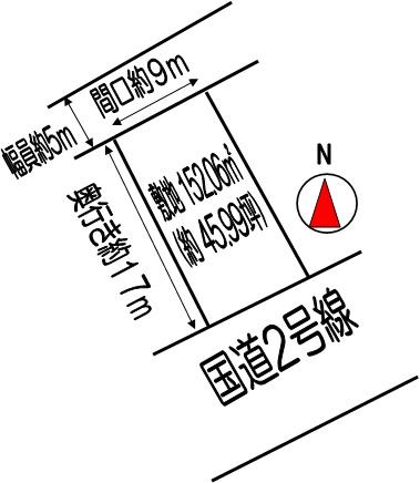 Compartment figure. Land price 10.5 million yen, Land area 152.06 sq m