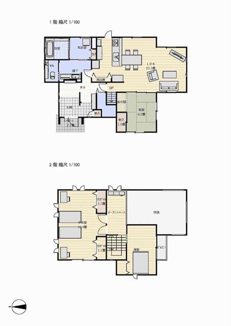 Floor plan. 28 million yen, 4LDK, Land area 412.58 sq m , Building area 141 sq m
