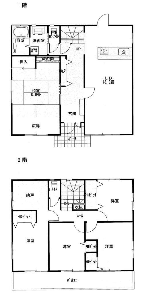 Floor plan. 15.8 million yen, 5LDK + S (storeroom), Land area 528 sq m , Building area 137.51 sq m