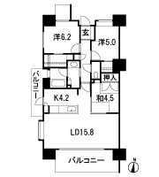 Floor: 3LDK, occupied area: 78.59 sq m, Price: 26,447,000 yen ・ 27,780,000 yen