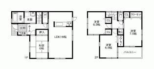 Floor plan. 19,800,000 yen, 4LDK, Land area 174.84 sq m , Building area 98.82 sq m