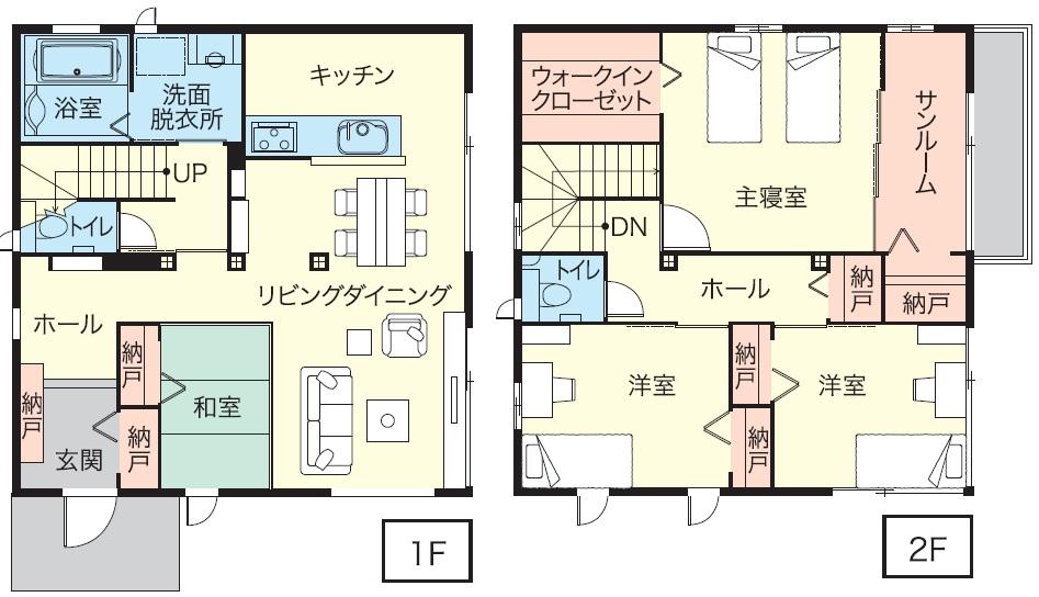 Floor plan. Price 31,689,000 yen, 3LDK, Land area 209.68 sq m , Building area 110.28 sq m