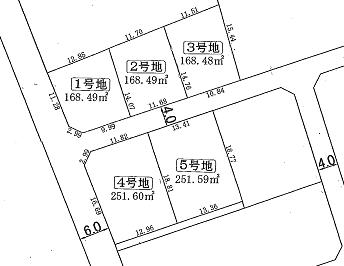 Compartment figure. Land price 8.27 million yen, Land area 168.5 sq m