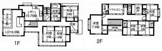 Floor plan. 28 million yen, 7LDK, Land area 413.36 sq m , Building area 226.17 sq m