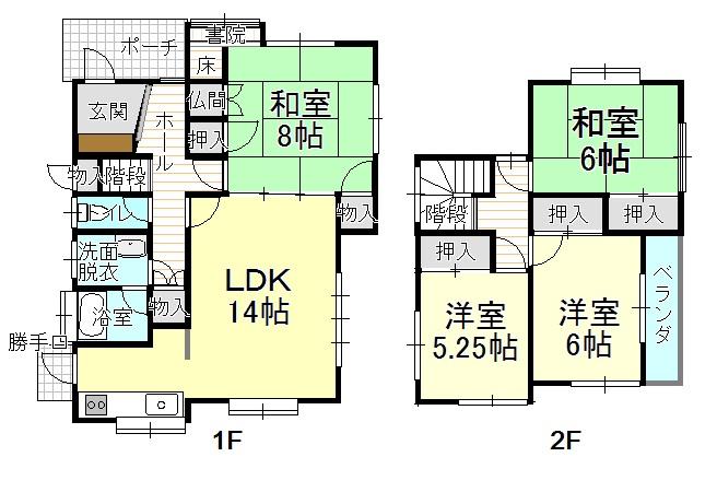 Floor plan. 11.8 million yen, 4LDK, Land area 396.25 sq m , Building area 97.69 sq m