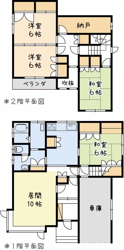 Floor plan. 5.5 million yen, 4LDK, Land area 132.29 sq m , Building area 127.57 sq m