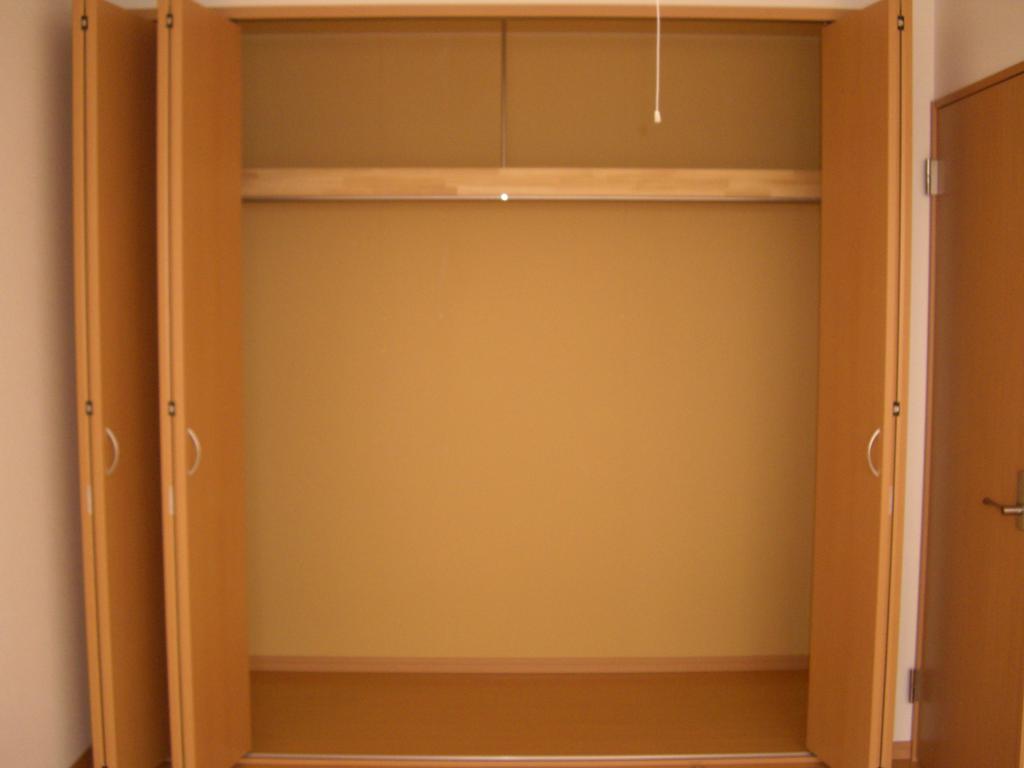 Other room space. Peace of mind in the large closet