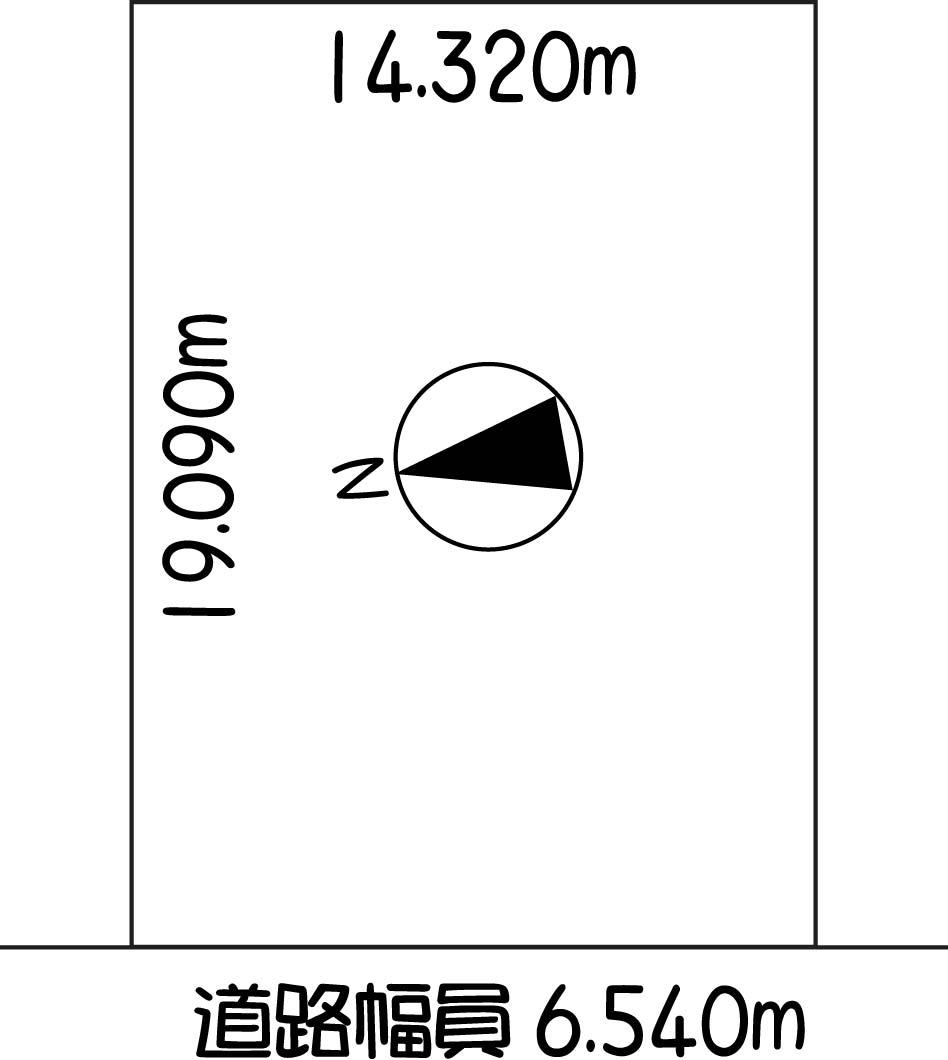 Compartment figure. Land price 6.9 million yen, Land area 270.69 sq m