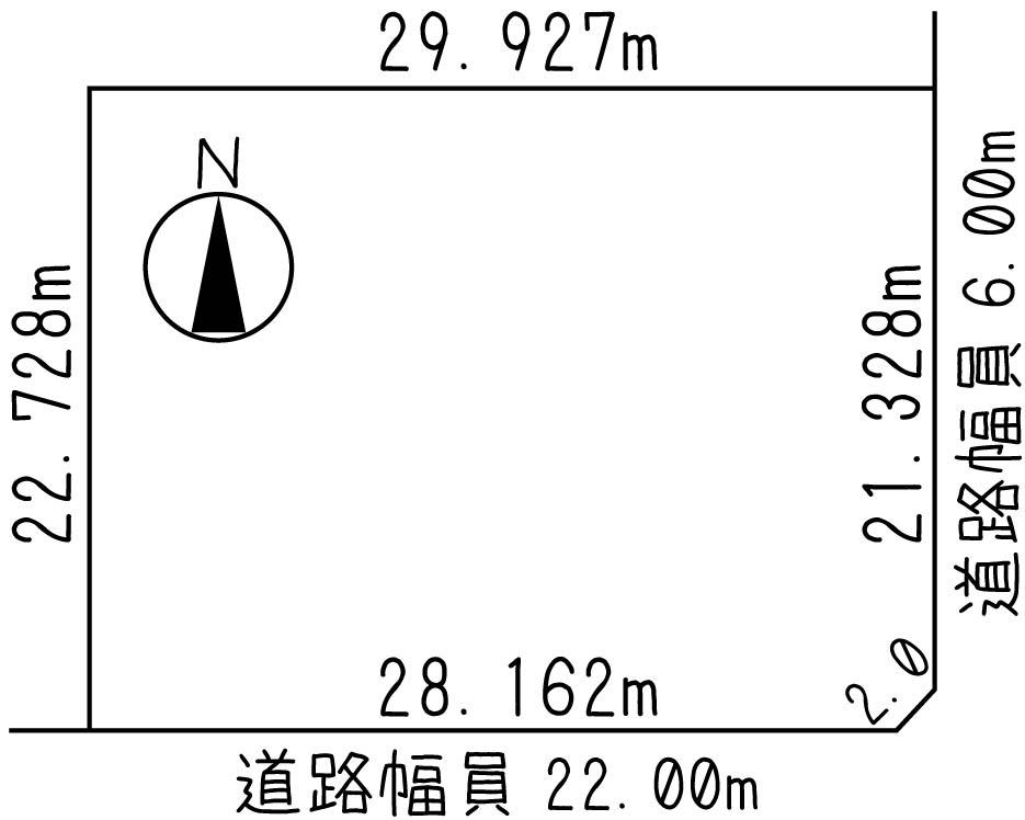 Compartment figure. Land price 20 million yen, Land area 674 sq m