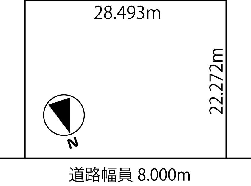 Compartment figure. Land price 11 million yen, Land area 634 sq m