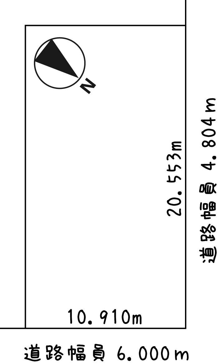 Compartment figure. Land price 5.22 million yen, Land area 224.09 sq m
