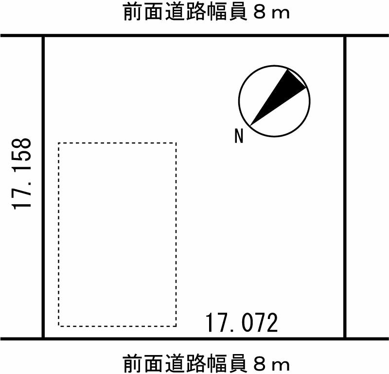 Compartment figure. Land price 6 million yen, Land area 292.93 sq m