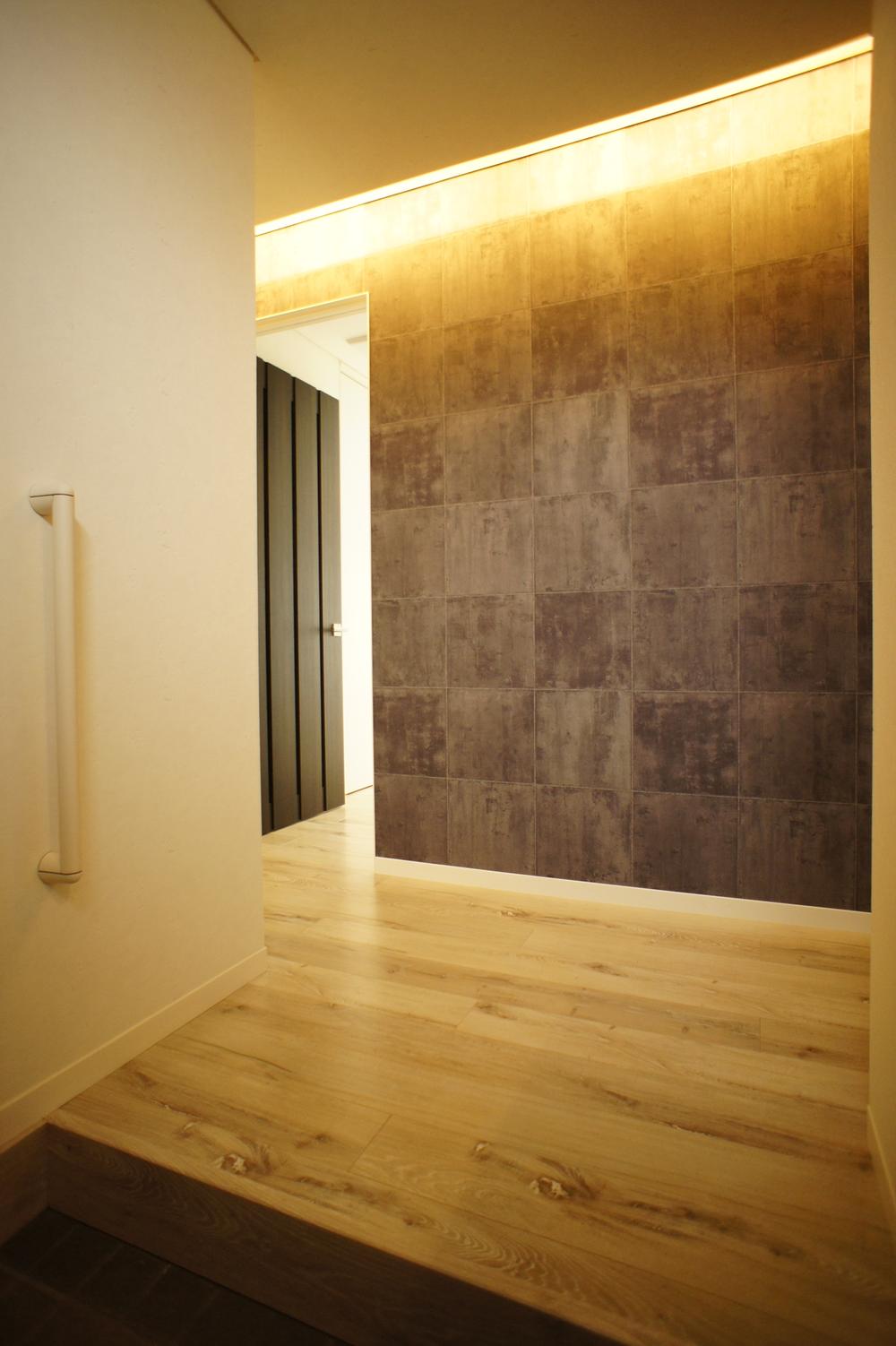 Entrance. Entrance wearing a difference different from the other