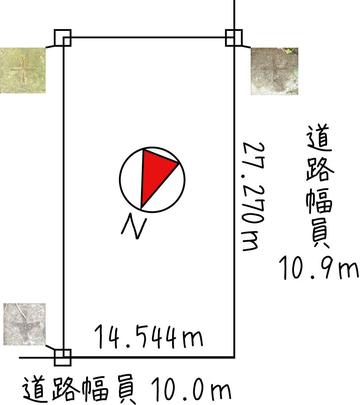 Compartment figure. Land price 2.5 million yen, Land area 396 sq m