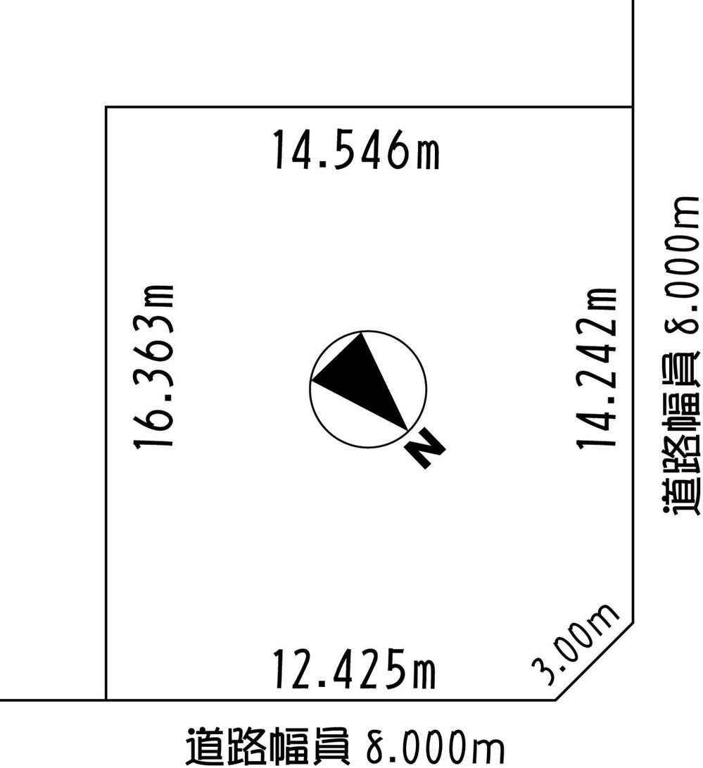 Compartment figure. Land price 1.35 million yen, Land area 235.76 sq m