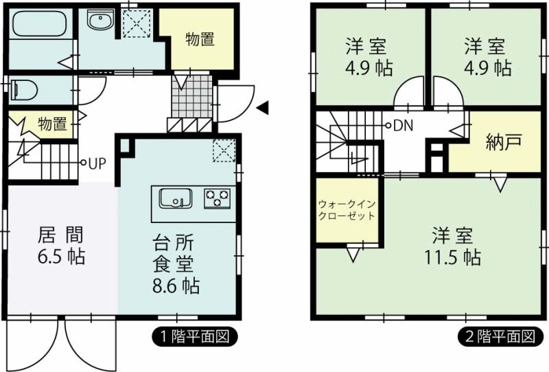 Floor plan. 27,900,000 yen, 3LDK, Land area 118.98 sq m , Building area 103.27 sq m