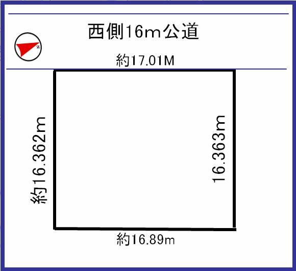 Compartment figure. Land price 3.5 million yen, Land area 275.8 sq m