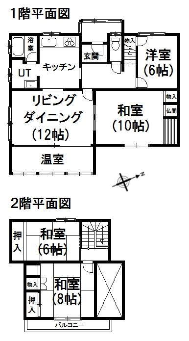 Floor plan. 8,970,000 yen, 4LDK, Land area 437.5 sq m , Building area 125.44 sq m