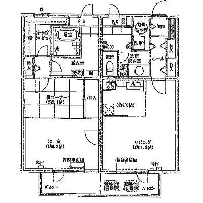 Floor plan. 1LDK, Price 7.98 million yen, Footprint 81 sq m , Balcony area 10.08 sq m