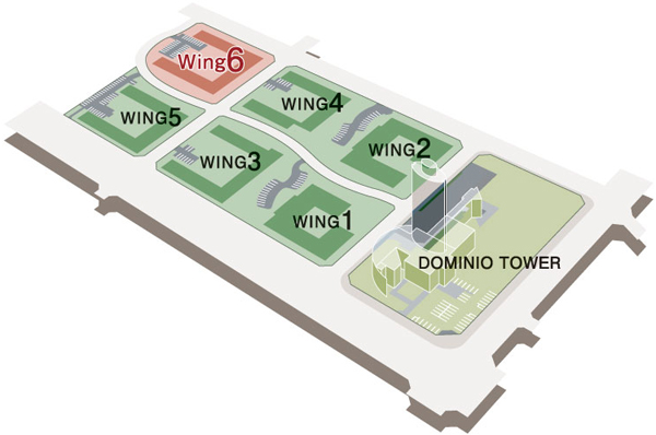 Features of the building.  [Site conceptual diagram] Planning that has been leisurely Haito in extensive grounds