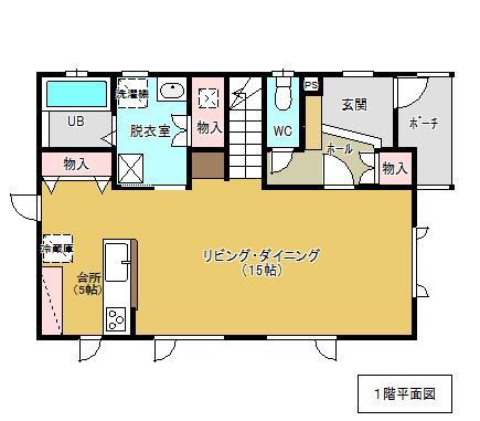 Floor plan. 19,880,000 yen, 4LDK, Land area 214.86 sq m , Building area 115.04 sq m 1 floor plan view