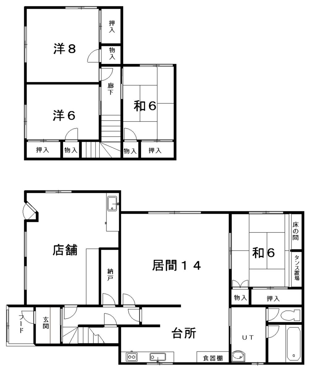 Floor plan. 15 million yen, 4LDK, Land area 491.04 sq m , Building area 144.42 sq m