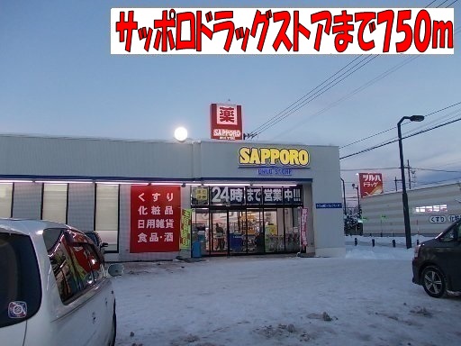 Dorakkusutoa. 750m to Sapporo drugstore (drugstore)