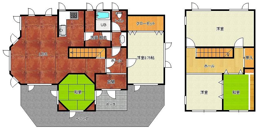 Floor plan. 9.3 million yen, 3LDK, Land area 371.74 sq m , Building area 134.85 sq m