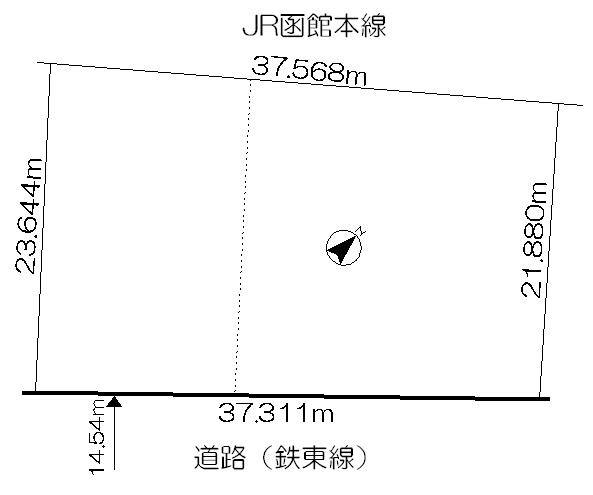 Compartment figure. Land price 16.2 million yen, Land area 852.1 sq m