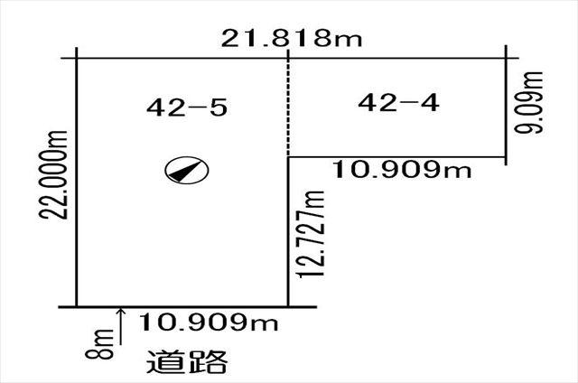 Compartment figure. Land price 13,850,000 yen, Land area 339.17 sq m