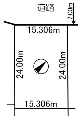 Compartment figure. Land price 10.7 million yen, Land area 367.34 sq m