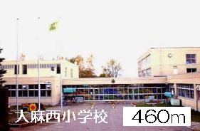 Primary school. 460m to cannabis Nishi Elementary School (elementary school)