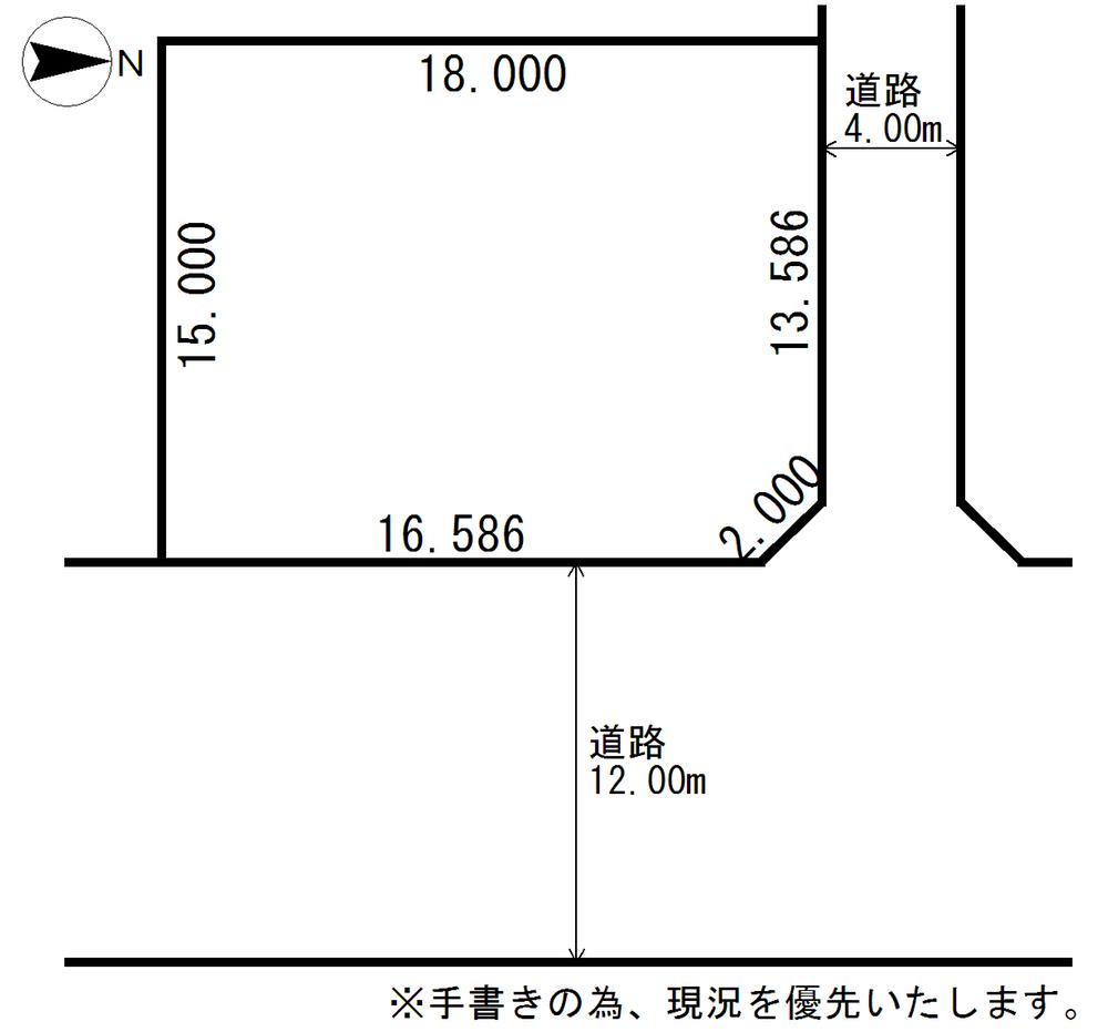 Compartment figure. Land price 11 million yen, Land area 269 sq m