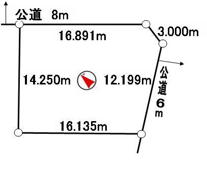 Compartment figure. Land price 6 million yen, Land area 249.6 sq m