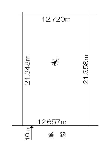 Compartment figure. Land price 4.9 million yen, Land area 270.93 sq m