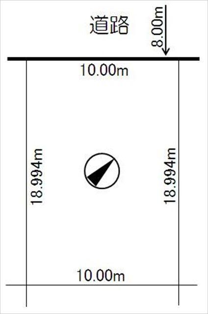Compartment figure. Land price 1.43 million yen, Land area 189.94 sq m